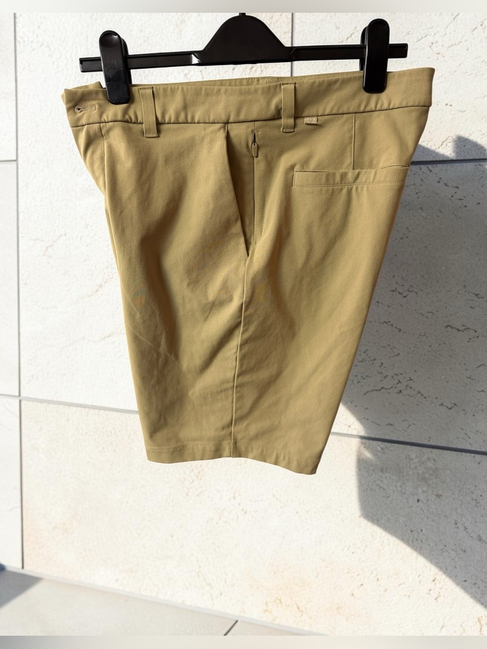 lululemon athletica Men's Flat-Front Shorts in Khaki
